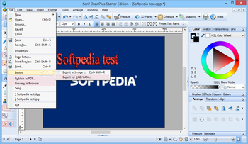 Serif DrawPlus Starter Edition (formerly Serif DrawPlus) screenshot 2