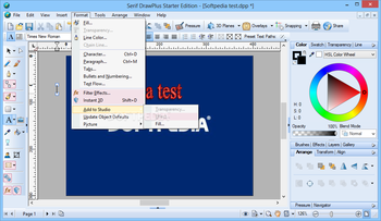 Serif DrawPlus Starter Edition (formerly Serif DrawPlus) screenshot 6