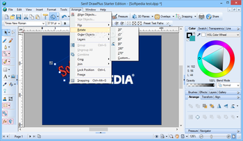 Serif DrawPlus Starter Edition (formerly Serif DrawPlus) screenshot 8