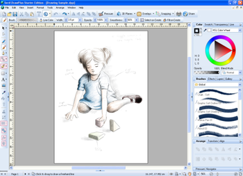 Serif DrawPlus Starter Edition screenshot 2