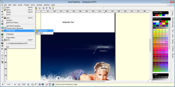 Serif WebPlus screenshot 2