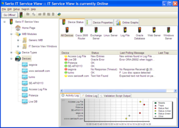 Serio IT Service View screenshot