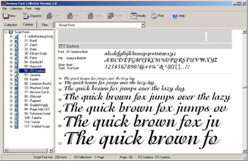 Serious Font Collector screenshot