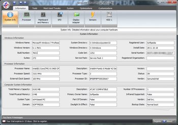 SeriousBit EnhanceMySe7en Pro screenshot