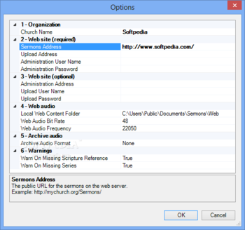 Sermons on the Web Publisher screenshot 4
