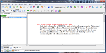 Serna XML Editor screenshot