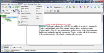 Serna XML Editor screenshot 4