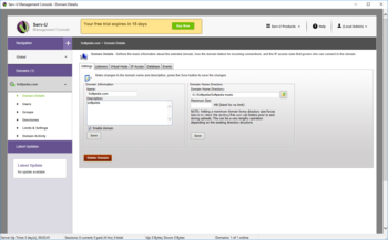 Serv-U screenshot