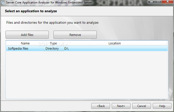 Server Core Application Analyzer for Windows Embedded Server screenshot 2