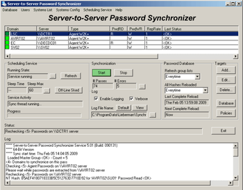 Server-To-Server Password Synchronizer screenshot