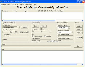 Server-To-Server Password Synchronizer screenshot 2