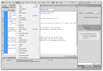 ServerSide Include for Dreamweaver screenshot