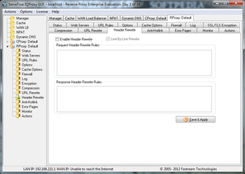 ServeTrue IQ Proxy (formerly Fastream IQ Proxy Server) screenshot 11