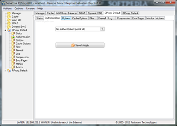 ServeTrue IQ Proxy (formerly Fastream IQ Proxy Server) screenshot 15