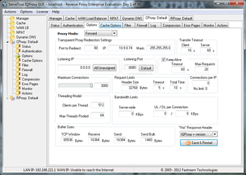 ServeTrue IQ Proxy (formerly Fastream IQ Proxy Server) screenshot 16