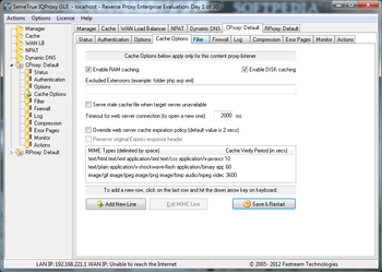 ServeTrue IQ Proxy (formerly Fastream IQ Proxy Server) screenshot 17