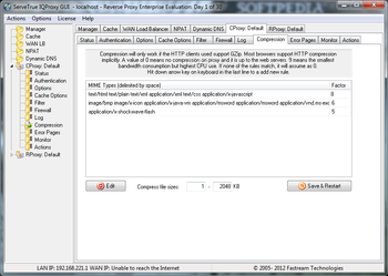 ServeTrue IQ Proxy (formerly Fastream IQ Proxy Server) screenshot 20