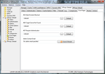 ServeTrue IQ Proxy (formerly Fastream IQ Proxy Server) screenshot 21
