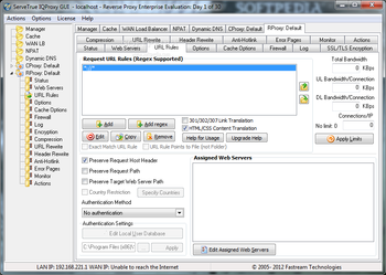 ServeTrue IQ Proxy (formerly Fastream IQ Proxy Server) screenshot 3