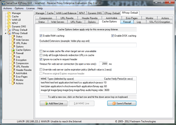 ServeTrue IQ Proxy (formerly Fastream IQ Proxy Server) screenshot 5
