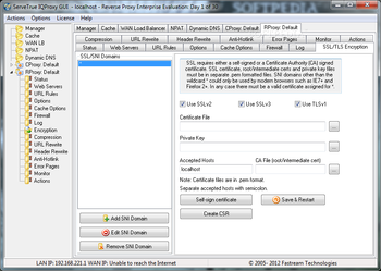 ServeTrue IQ Proxy (formerly Fastream IQ Proxy Server) screenshot 7