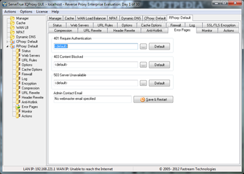 ServeTrue IQ Proxy (formerly Fastream IQ Proxy Server) screenshot 9