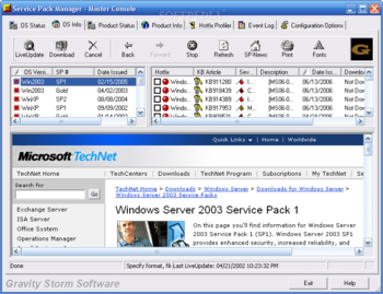 Service Pack Manager screenshot 2