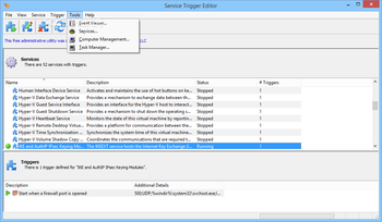 Service Trigger Editor screenshot 5
