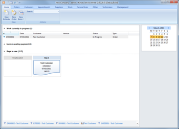 Service Writer screenshot