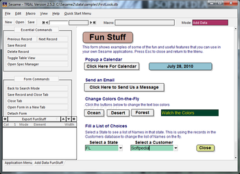 Sesame Database Manager screenshot 7