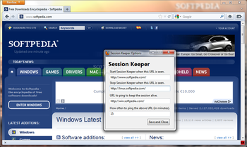 Session Keeper screenshot