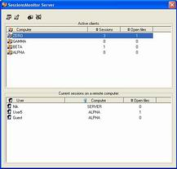 SessionsMonitorServer screenshot 2