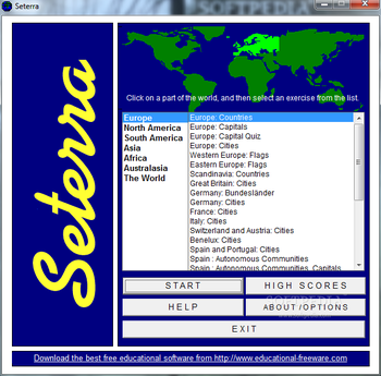 Seterra screenshot