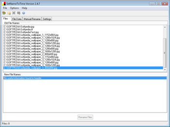 SetNameToTime screenshot