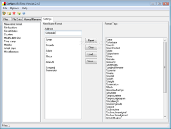 SetNameToTime screenshot 3