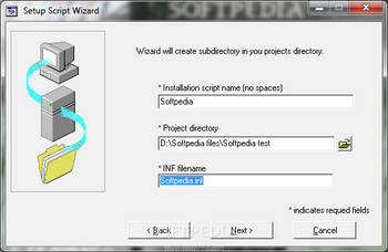 Setup Script Wizard screenshot 4