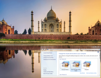 Seven Wonders of the World Window 7 Theme screenshot