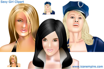 Sexy Girl Clipart screenshot