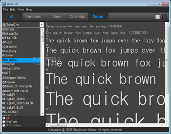 sFont screenshot 3