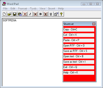 SGSoft WordPad screenshot