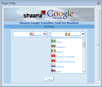 ShaanaGoogleTranslateTools screenshot