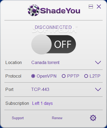 ShadeYou VPN screenshot