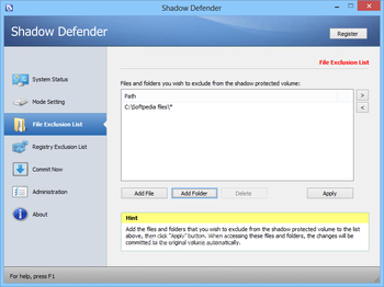 Shadow Defender screenshot 3