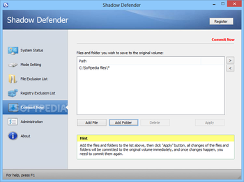 Shadow Defender screenshot 5