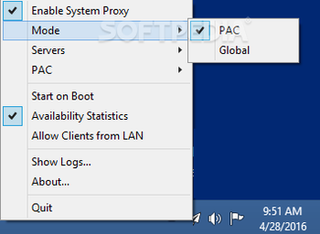 Shadowsocks screenshot