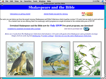 Shakespeare and the Bible screenshot