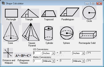 Shape Calculator screenshot