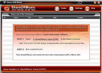 Share DRM Music M4P Converter screenshot
