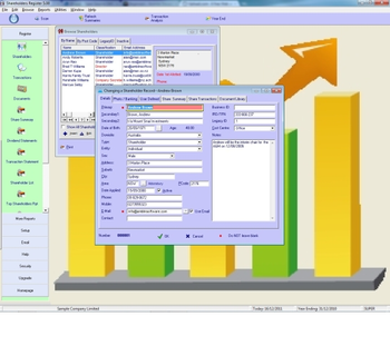 Share Register screenshot
