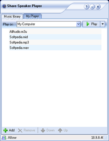 Share Speaker Player screenshot